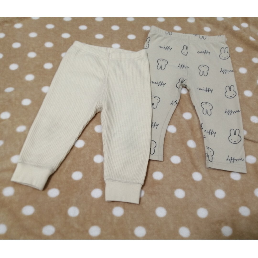 レギンス　2枚　サイズ80 キッズ/ベビー/マタニティのベビー服(~85cm)(パンツ)の商品写真