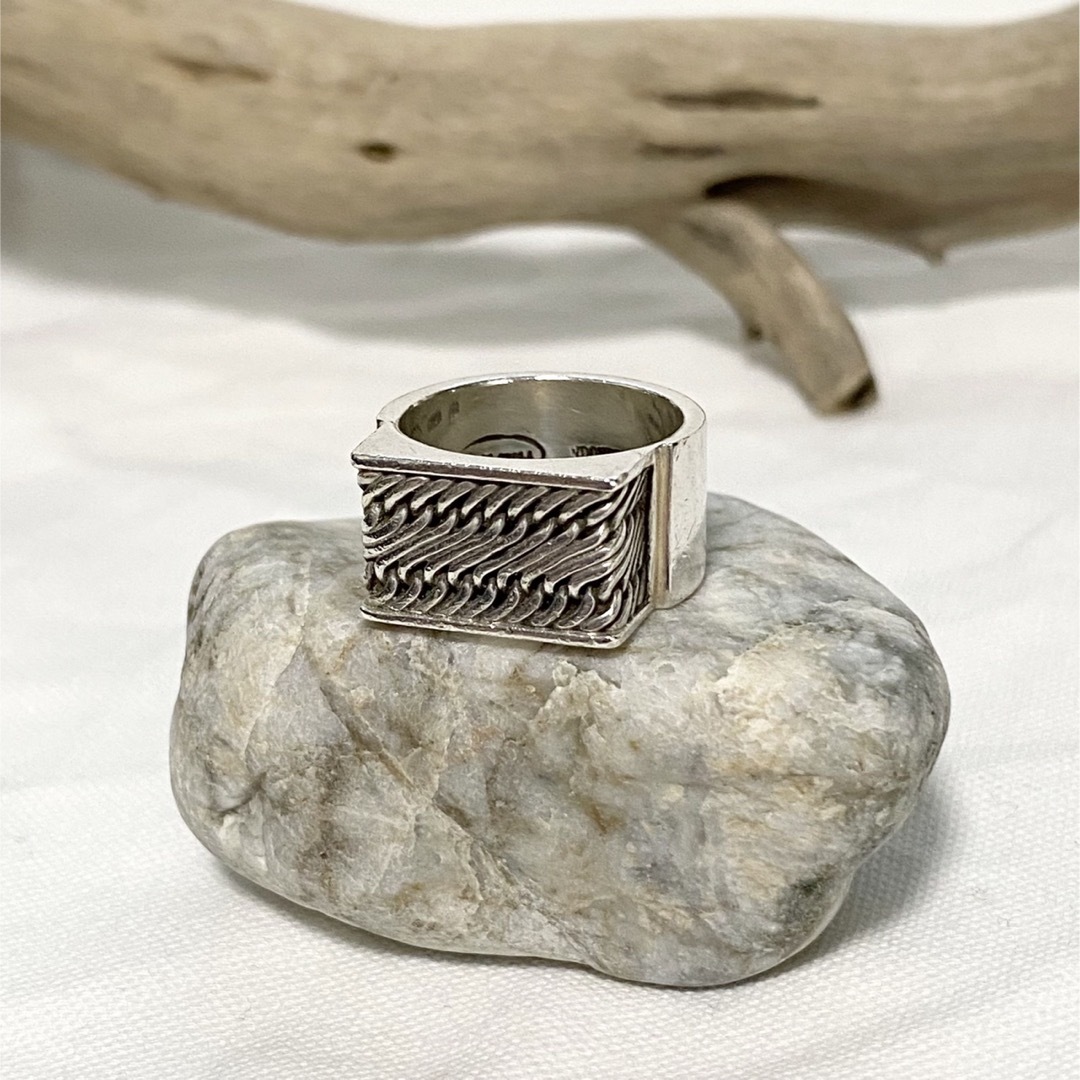 FUMIKA_UCHIDA(フミカウチダ)の【匿名配送】Vtg Solid Square Silver925 Ring レディースのアクセサリー(リング(指輪))の商品写真