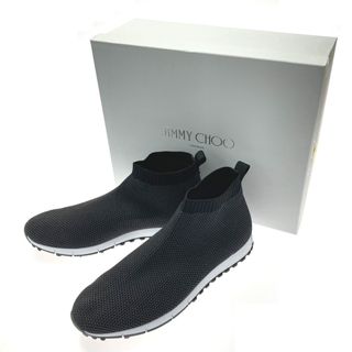 ジミーチュウ(JIMMY CHOO)の☆☆JIMMY CHOO ジミーチュウ ニット ソックス スニーカー SIZE 44 約29.0cm メンズ 094615 ブラック×グレー(スニーカー)