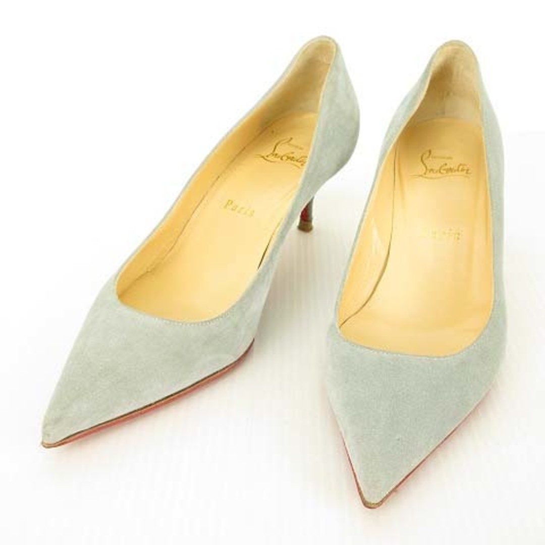 Christian Louboutin - スウェード ポインテッドトゥ パンプス