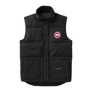 カナダグース(CANADA GOOSE)の新品 カナダグース CANADA GOOSE ダウンベスト ヘリテージ フリースタイル クルー ベスト ブラック(ダウンジャケット)