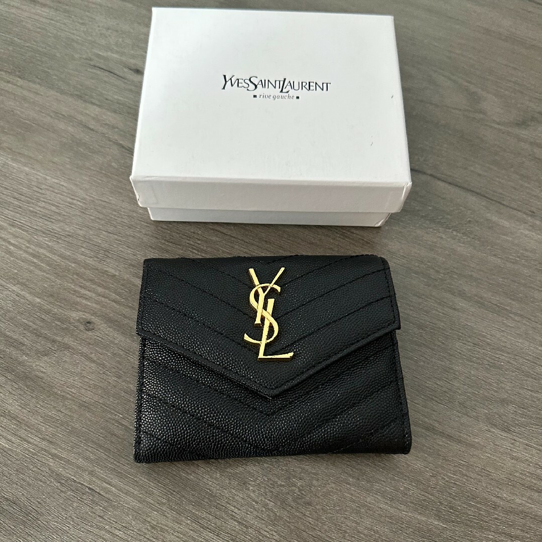 超人気✨SAINT LAURENT イヴ・サンローラン 三つ折り財布