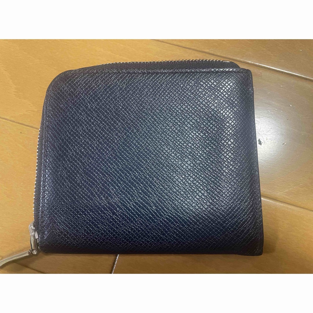 PELLE MORBIDA - ペッレモルビダ コンパクト財布 ネイビーの通販 by