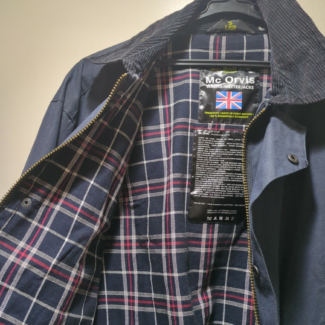 Barbour(バーブァー)のBARBOUR同工場 Mc Orvis（マックオルビス） オイルジャケット メンズのジャケット/アウター(ブルゾン)の商品写真