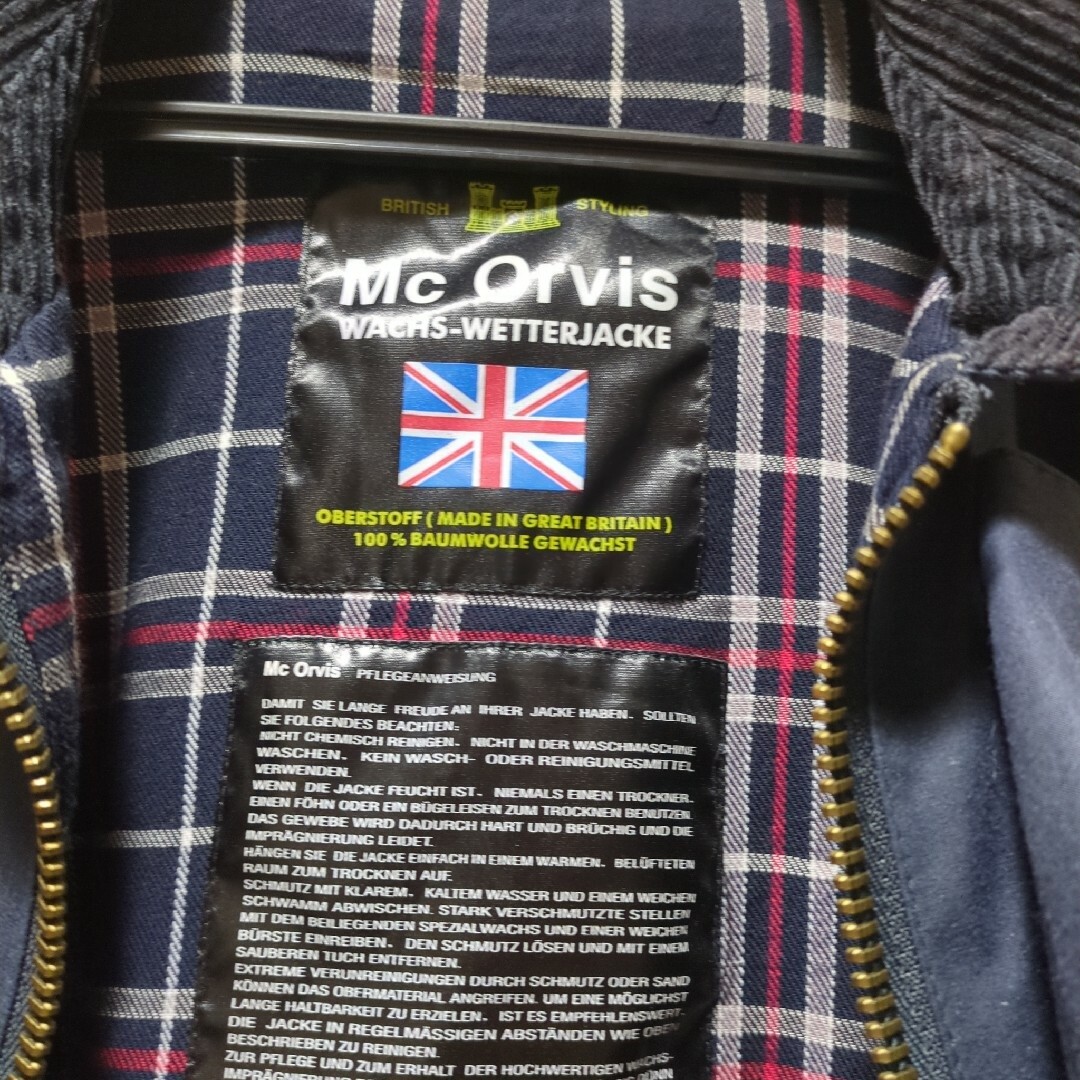 Barbour(バーブァー)のBARBOUR同工場 Mc Orvis（マックオルビス） オイルジャケット メンズのジャケット/アウター(ブルゾン)の商品写真