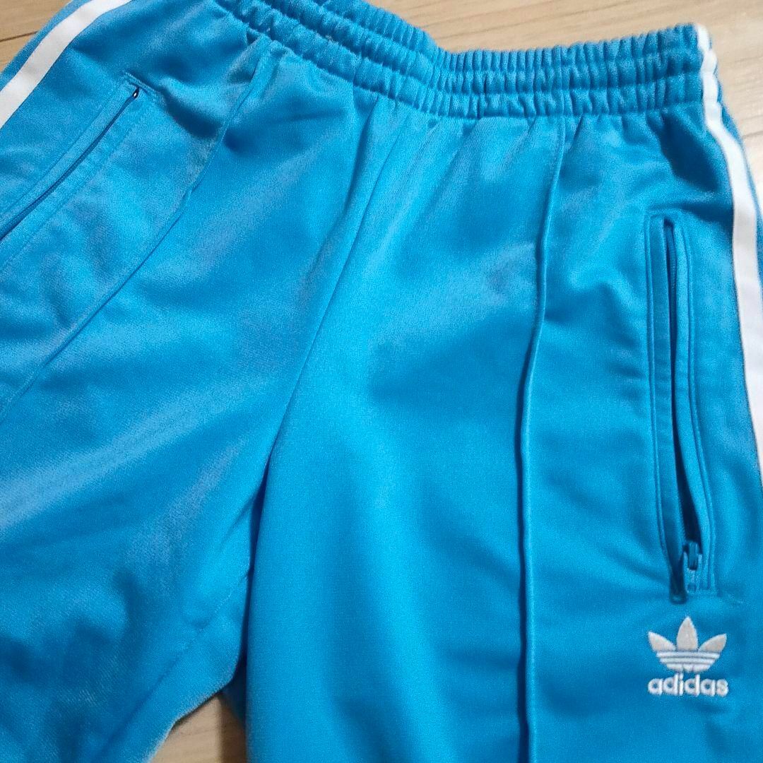 adidas XS ファイヤーバード 薄緑 トラックパンツ ジャージ アディダス