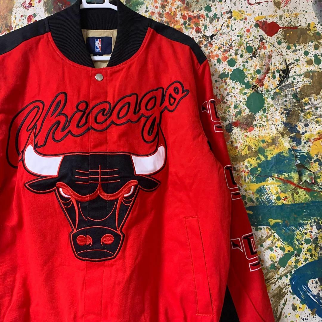 Chicago bulls スタジャン ブルゾン バスケ NBA シカゴブルズ