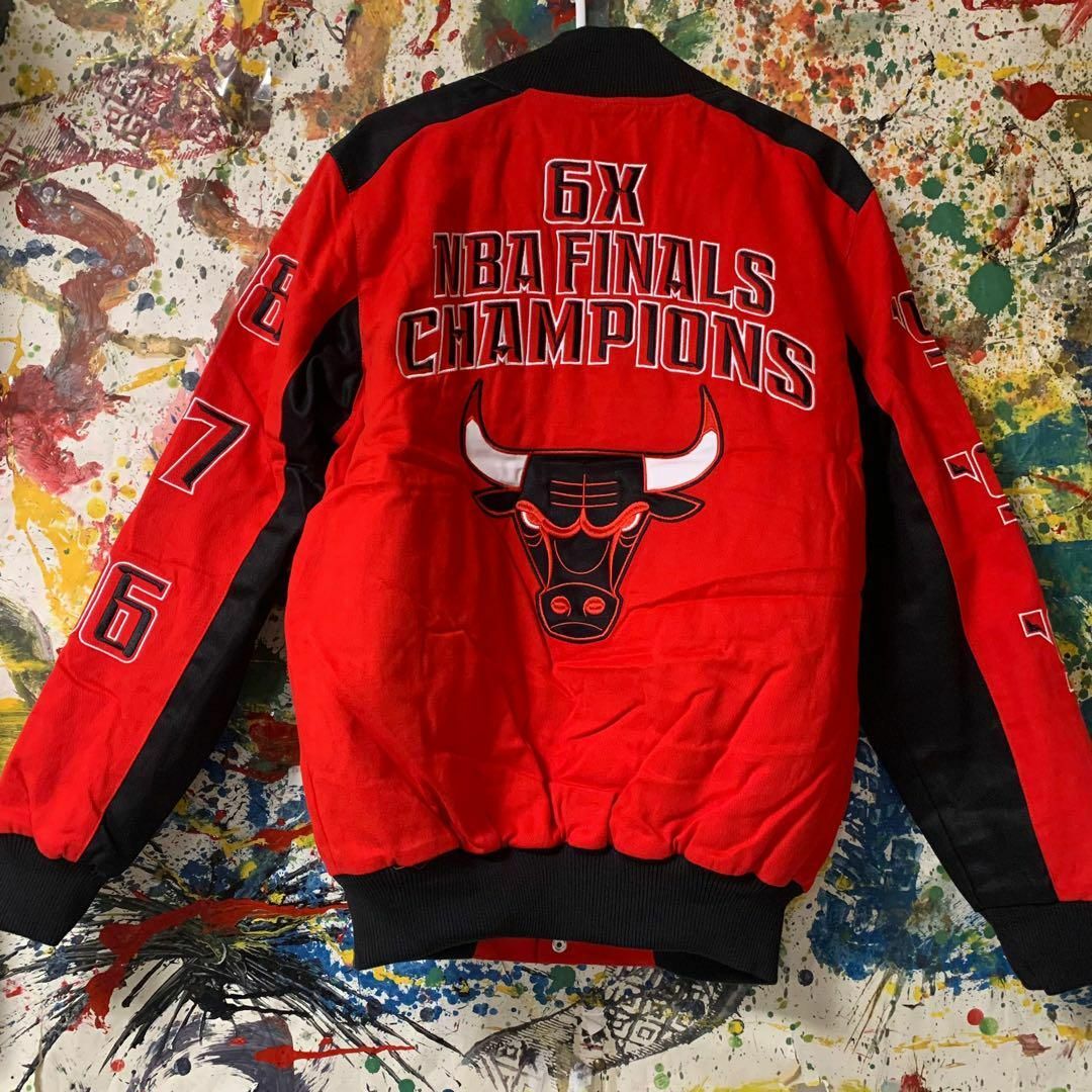 シカゴブルズ きらさ Chicago Bulls スタジャン シカゴブルズ きらさ Chicago Bulls スタジャン