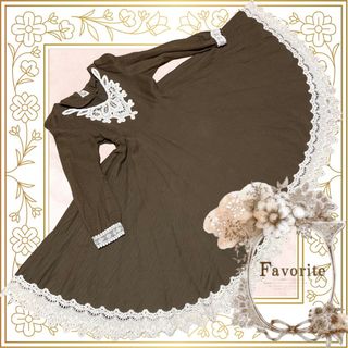 美品 フェイバリット セーラー フリルフレアワンピース 水色 M*KB298