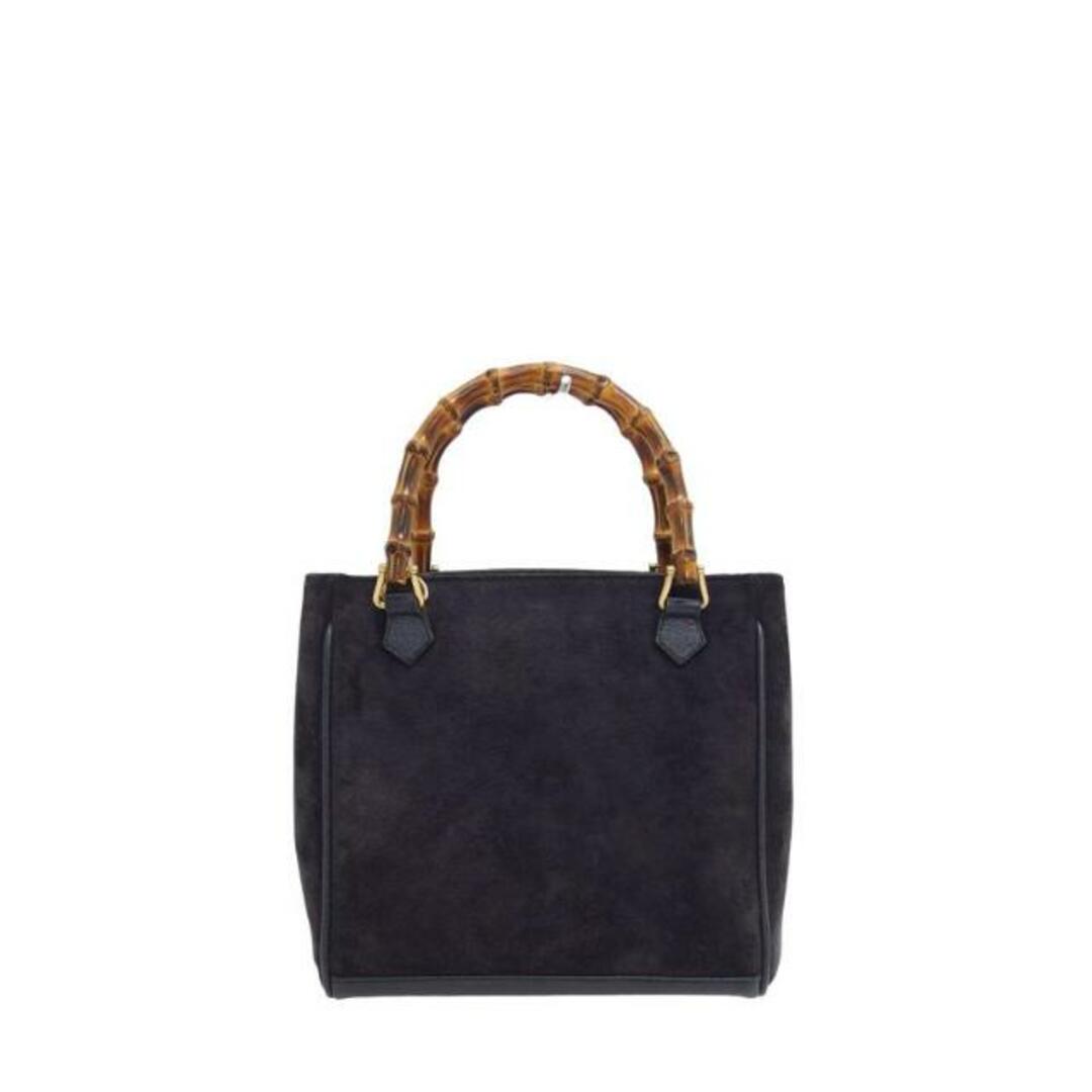 GUCCIグッチ/バンブー/スエードレザーハンドバッグ/ネイビー GUCCIグッチ/バンブー/スエードレザーハンドバッグ/ネイビー