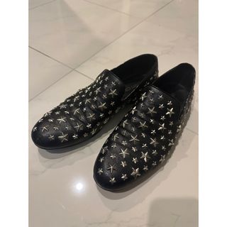 ジミーチュウ(JIMMY CHOO)のJIMMY CHOO ジミーチュウ　スタースタッズ　レザーシューズ　ローファー(ドレス/ビジネス)