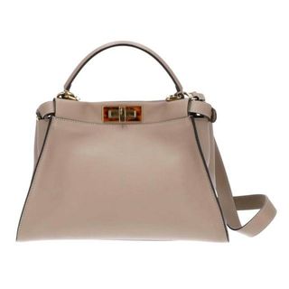 <br>FENDI フェンディ/ピーカブーレギュラー/グレージュ/8BN290/ブランドバック/ABランク/09【中古】(その他)