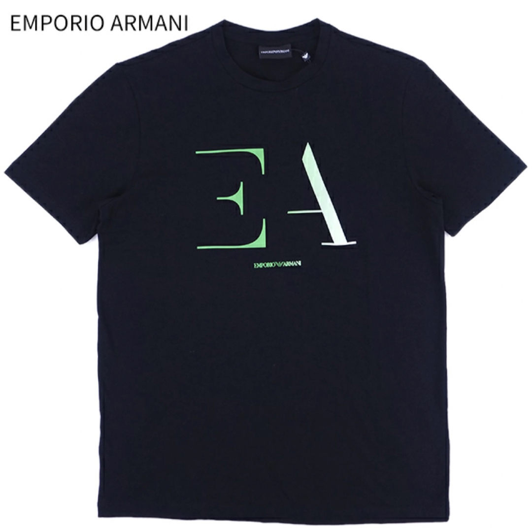 あり透け感裏地光沢ポケットEMPORIO ARMANI Tシャツブラック 半袖 3H1TA 1J0AZ