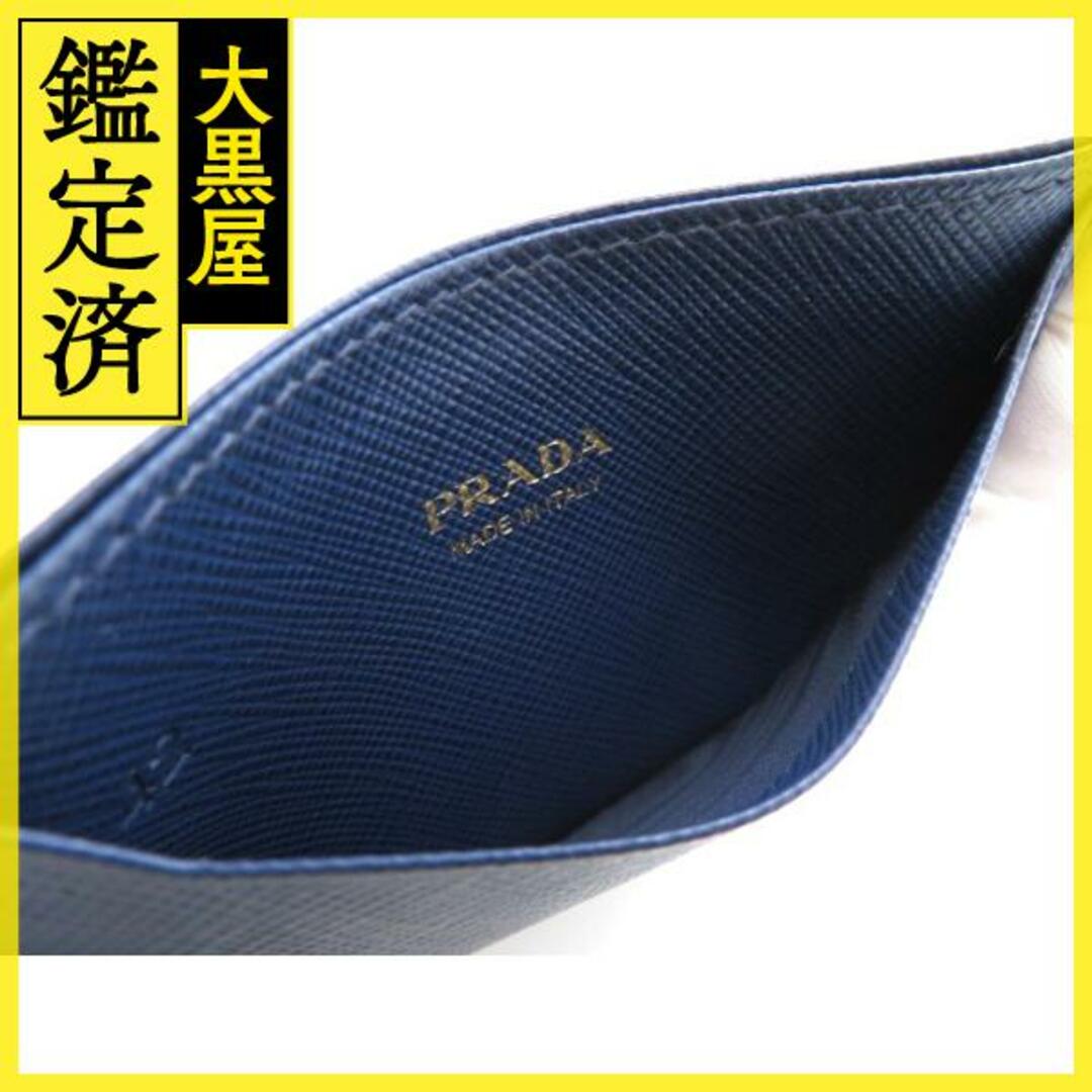 PRADA(プラダ)のプラダ 名刺入れ カードケース サフィアーノ  ネイビー 1MC208【473】 レディースのファッション小物(名刺入れ/定期入れ)の商品写真