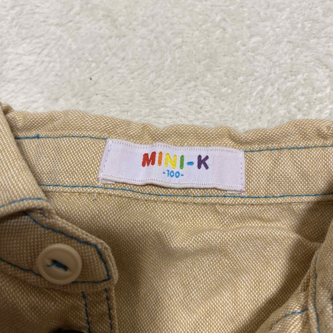 MINI-K(ミニケー)の子供服　MINI－Ｋ　デザインシャツ キッズ/ベビー/マタニティのキッズ服男の子用(90cm~)(ブラウス)の商品写真