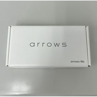 アローズ(arrows)の新品 arrows We FCG01 White(スマートフォン本体)