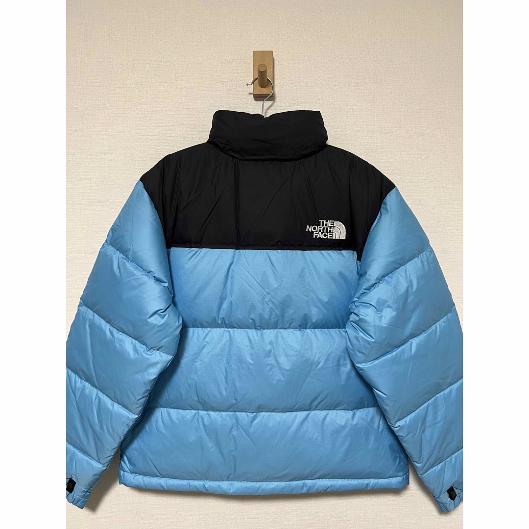 Ｓノースフェイス700ネイビーブラック紺黒ヌプシダウンジャケットNUPTSE