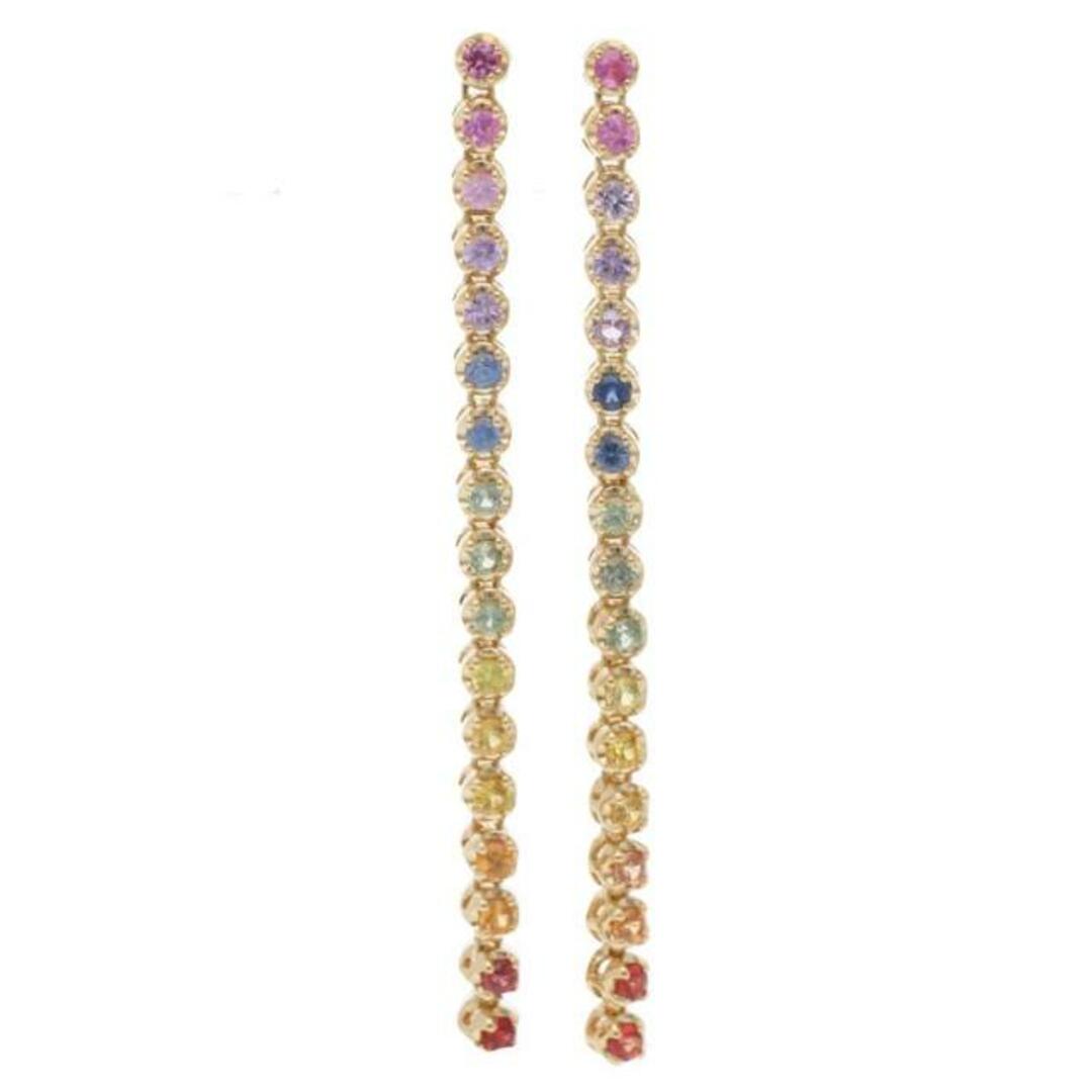K18カラーサファイアピアス0.75/0.75ct/4.9g/ピアス/Sランク/84 K18カラーサファイアピアス0.75/0.75ct/4.9g/ピアス/Sランク/84
