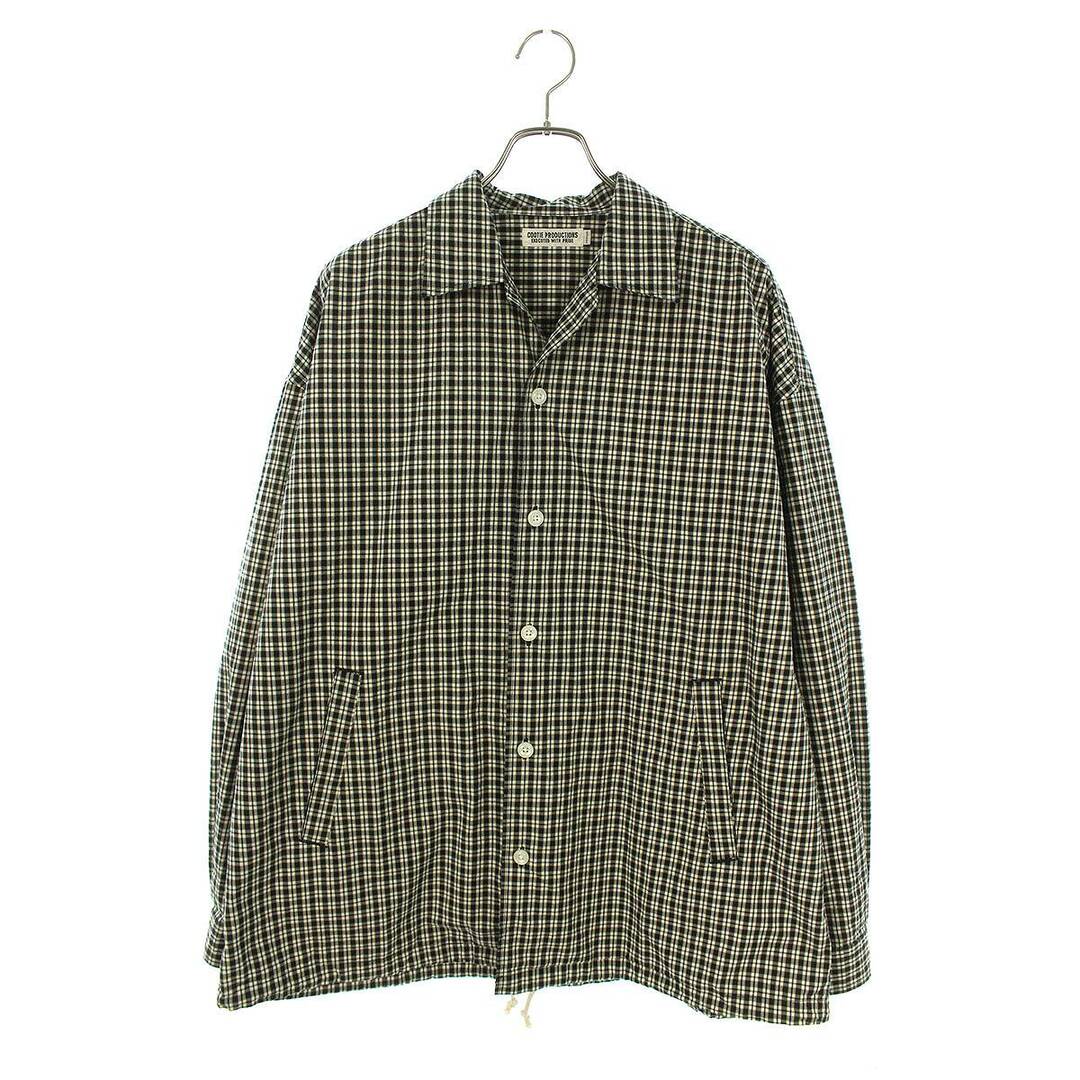 COOTIE(クーティー)のクーティー  23AW  Check Weather Cloth O/C Jacket ウェザーチェックオーブンカラージャケットブルゾン メンズ M メンズのジャケット/アウター(ブルゾン)の商品写真