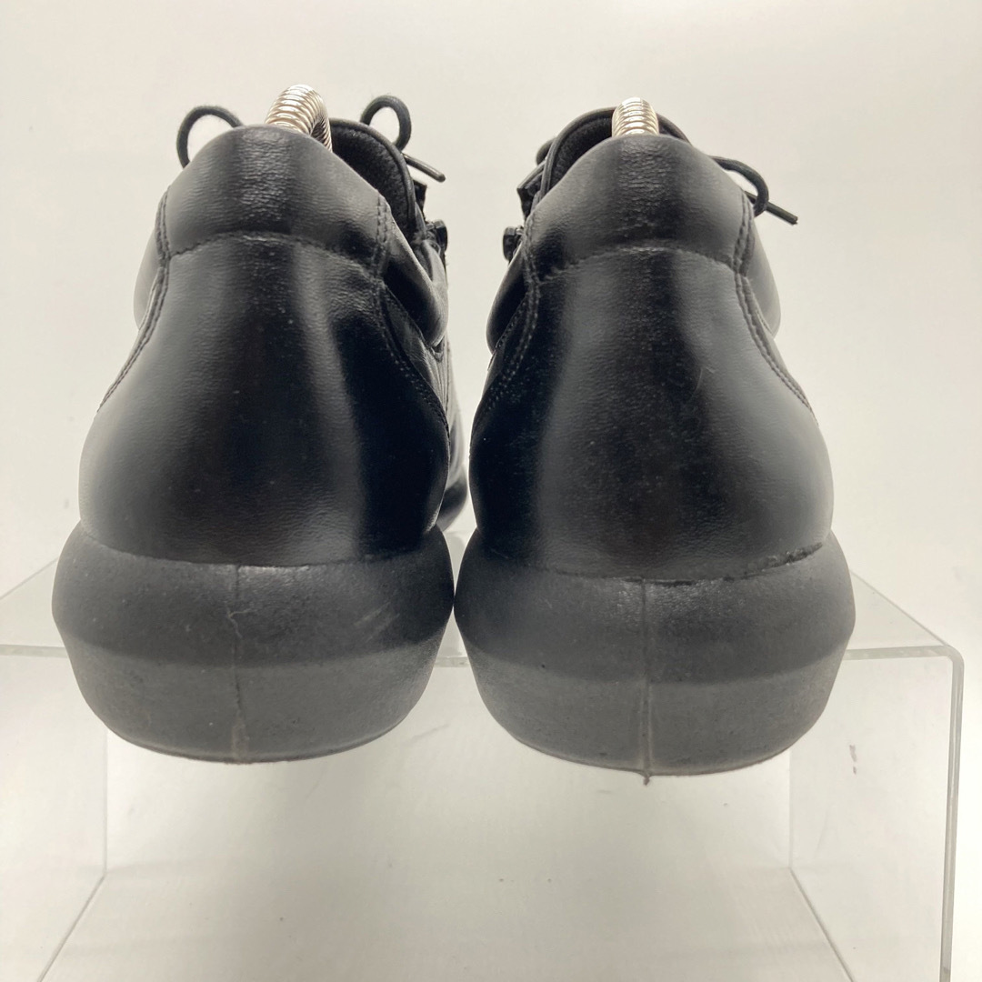[ほぼ新品]SPORTH Moonstar黒レザーサイドジップ24.5cm メンズの靴/シューズ(ブーツ)の商品写真