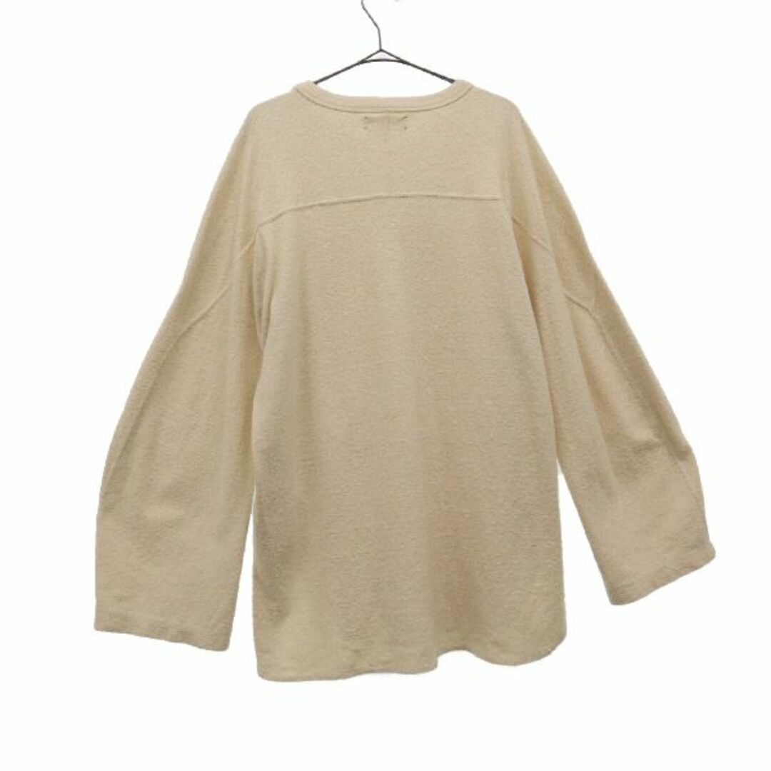アンフィル 長袖 パイル地 Tシャツ 1 ホワイト unfil 日本製 メンズ 古着 【231101】