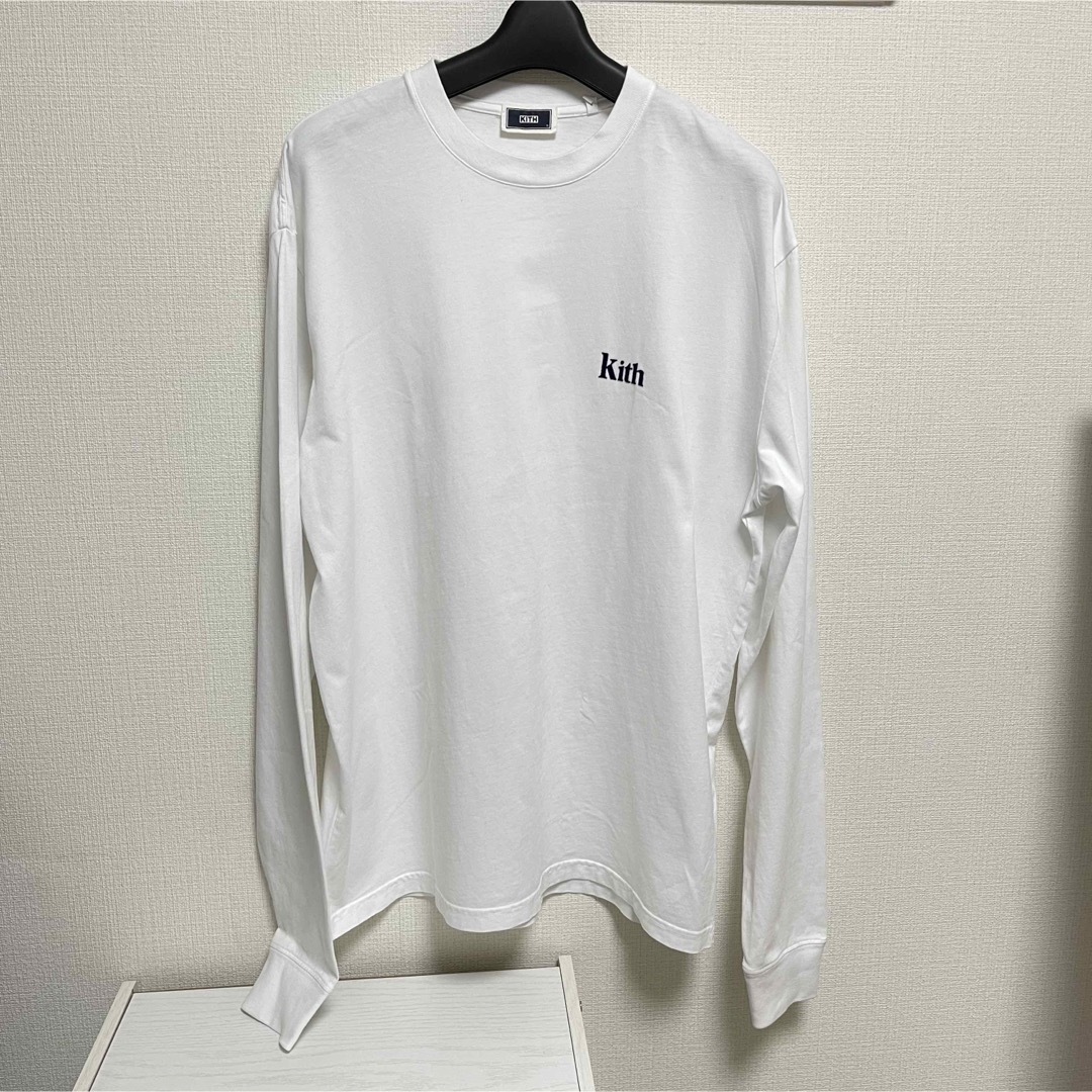 KITH - KITH ロングスリーブシャツ ロンT 白 ロゴ ティの通販 by 気に