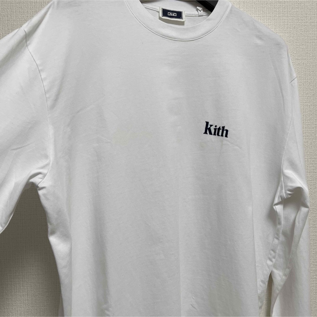 KITH - KITH ロングスリーブシャツ ロンT 白 ロゴ ティの通販 by 気に ...