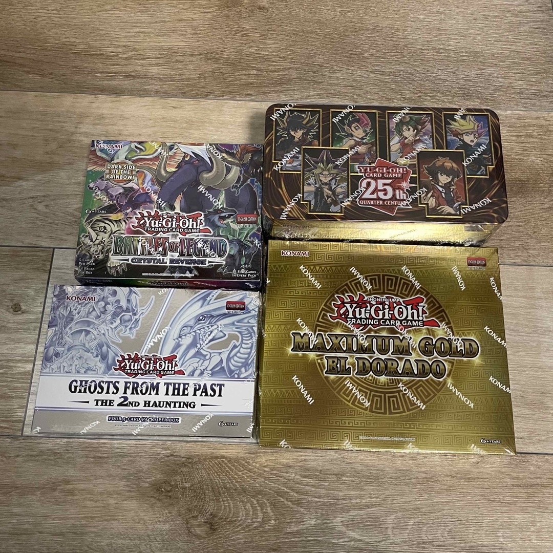 遊戯王(ユウギオウ)の遊戯王 英語版(北米版) 詰め合わせ 4BOX エンタメ/ホビーのトレーディングカード(Box/デッキ/パック)の商品写真