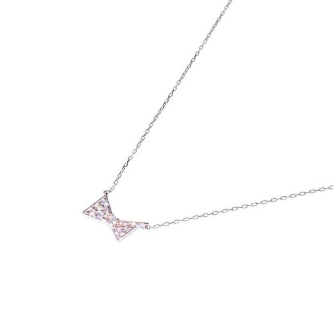 Pt900/850ダイヤネックレス0.10ct/ネックレス/Aランク/63【中古】 Pt900/850ダイヤネックレス0.10ct/ネックレス/Aランク/63【中古】