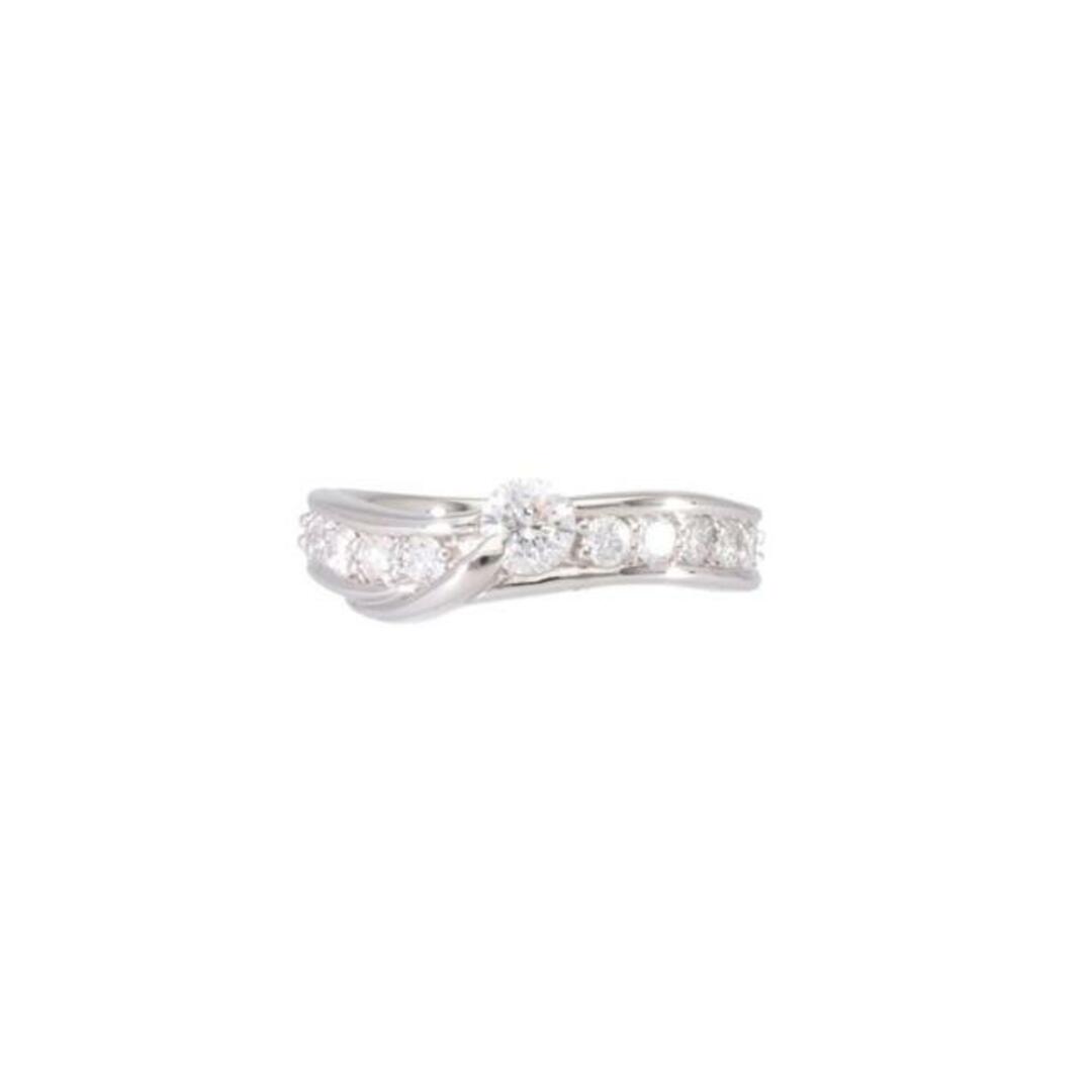 Pt900ダイヤリング0.305/0.42ct /#10/リング/Aランク/82【中古】