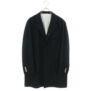 トムブラウン(THOM BROWNE)のトムブラウン 裏地ストライプ金ボタン3Bチェスターコート メンズ 1(チェスターコート)