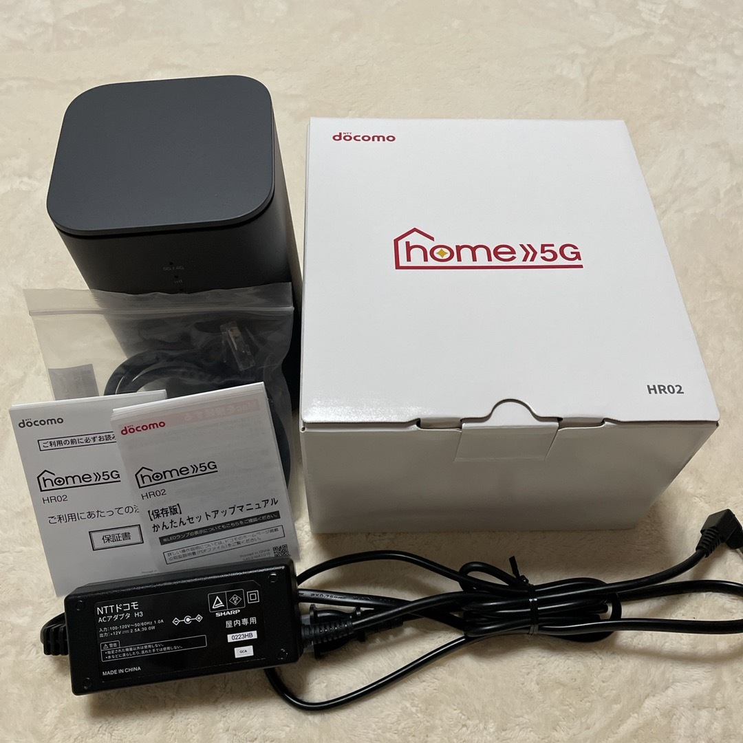 NTTdocomo - docomo home 5G HR02 ダークグレーの通販 by .|エヌ