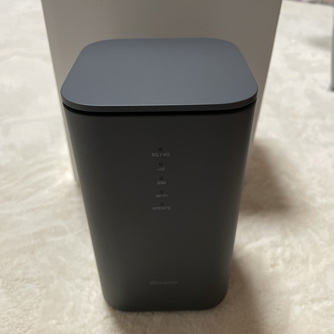 NTTdocomo - docomo home 5G HR02 ダークグレーの通販 by .|エヌ