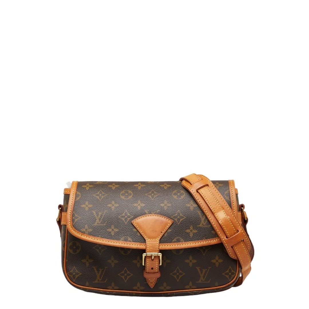 ルイ ヴィトン モノグラム ソローニュ 斜め掛け ショルダーバッグ M42250 PVC レディース LOUIS VUITTON 【222-22134】ベルト金具外側