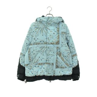 サカイ(sacai)のサカイ  20AW  20-02332M BANDANA PRINT JACKET Dr.Wooバンダナエコダウンジャケットブルゾン メンズ 1(ダウンジャケット)