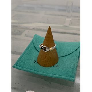 ティファニー(Tiffany & Co.)の美品　ヴィンテージティファニー TIFFANY コンビ　フックアンドアイ　リング(リング(指輪))