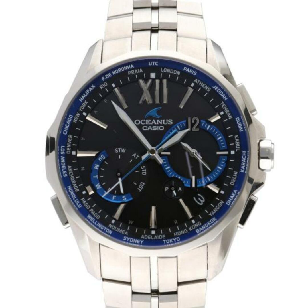 41mm腕回り<br>CASIO カシオ/OCEANUS Manta/SS/タフソーラー/OCW-S3400-1AJF/メンズ時計/ABランク/01