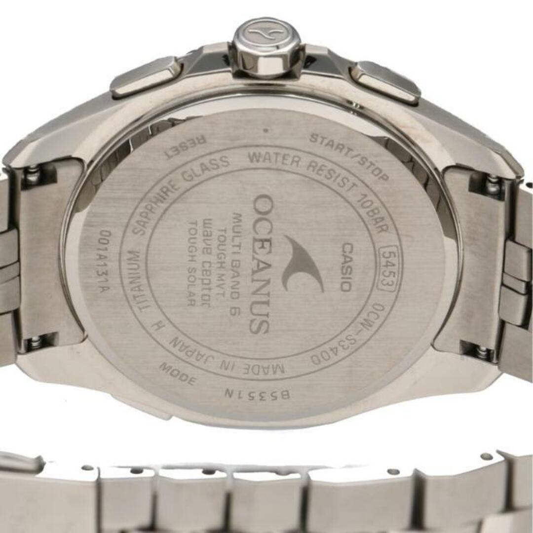 <br>CASIO カシオ/OCEANUS Manta/SS/タフソーラー/OCW-S3400-1AJF/メンズ時計/ABランク/01