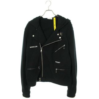 モンクレール(MONCLER)のモンクレールジーニアス ×ルイスレザーズ Lewis Leathers  ×FRAGMENT  MAGLIA CARDIGAN トリプルネームスウェットライダースジャケット メンズ L(レザージャケット)