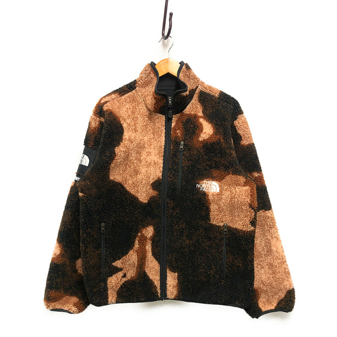 約59cm袖丈SUPREME シュプリーム × THE NORTH FACE ノースフェイス 21AW 品番 NA52100I Bleached Jacket フリースジャケット サイズM 正規品 / 32437