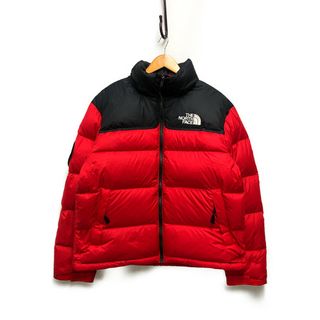 ノースフェイス(THE NORTH FACE) ダウンジャケット(レッド/赤色系)の