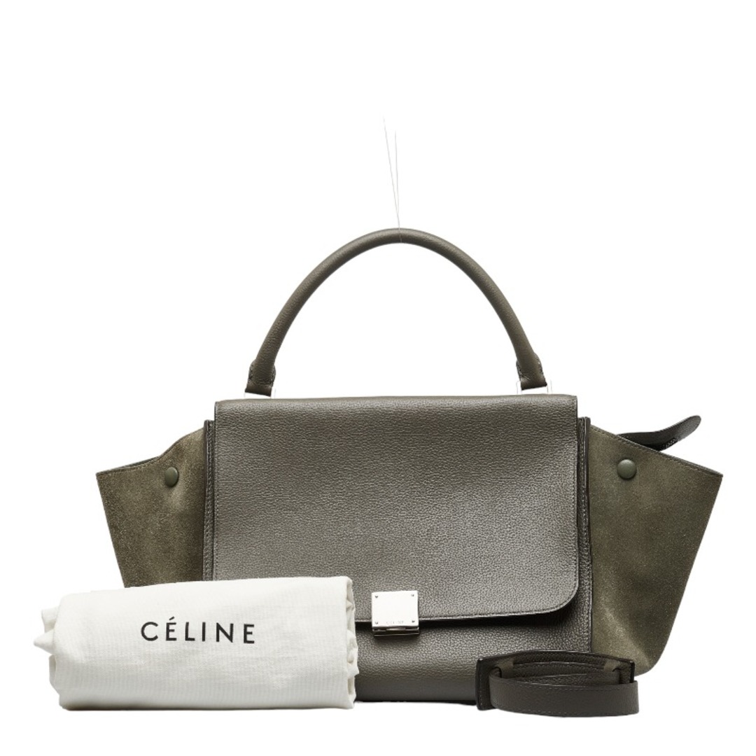 ブラック金具カラーceline セリーヌ トラペーズ バッグ