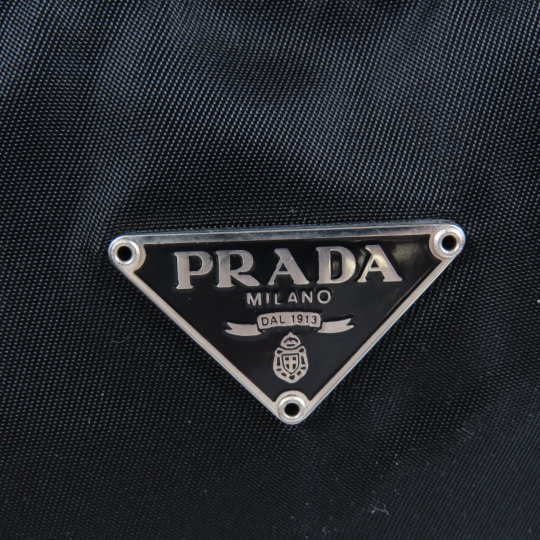 美品✨プラダ　PRADA ポーチ　ナイロン　　三角ロゴ