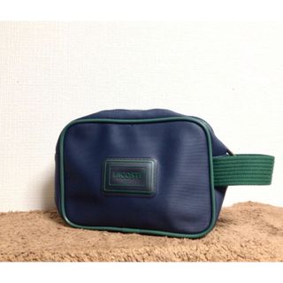 ラコステ(LACOSTE)のLACOSTE ラコステ　ポーチ　ハンドバッグ　ロゴ　モード　ビンテージ(ハンドバッグ)