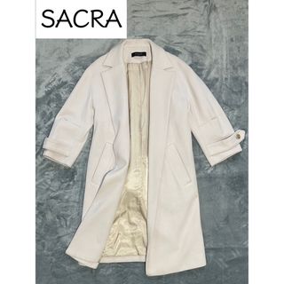 サクラ(SACRA)のSACRA サクラ ロングコート チェスター コンプレーション ウール サイズM(ロングコート)