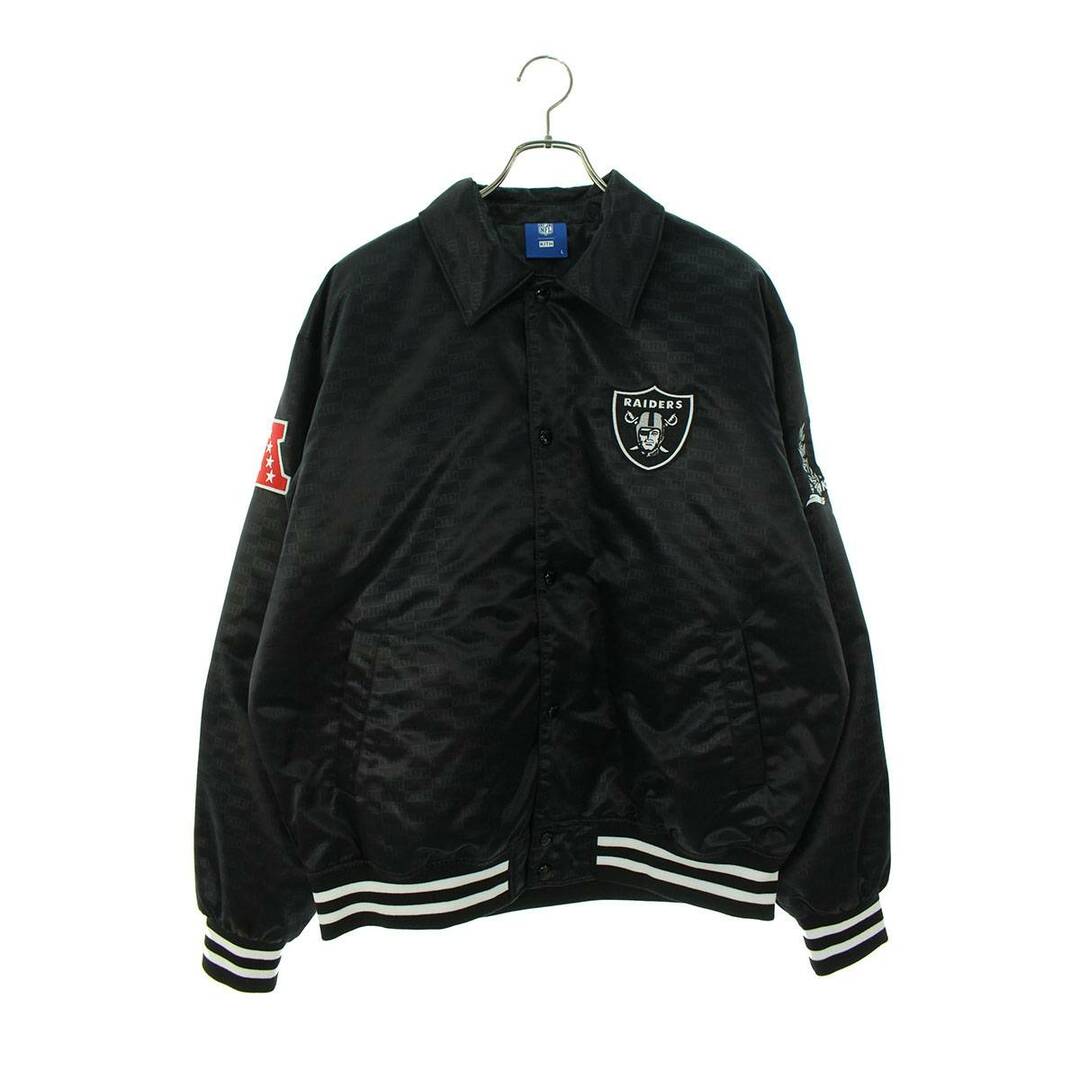 キス  Raiders Satin Bomber Jacket サテンボンバーブルゾン メンズ L