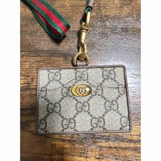 グッチ(Gucci)の【美品】GUCCI パスケース 名刺ケース(名刺入れ/定期入れ)