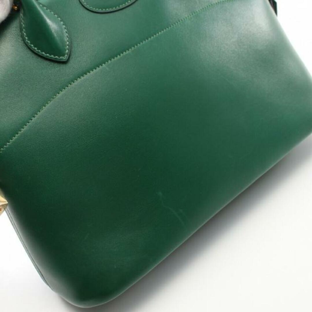 Hermes(エルメス)のボリード31 ハンドバッグ ボックスカーフ グリーン ゴールド金具 □B刻印 レディースのバッグ(ハンドバッグ)の商品写真