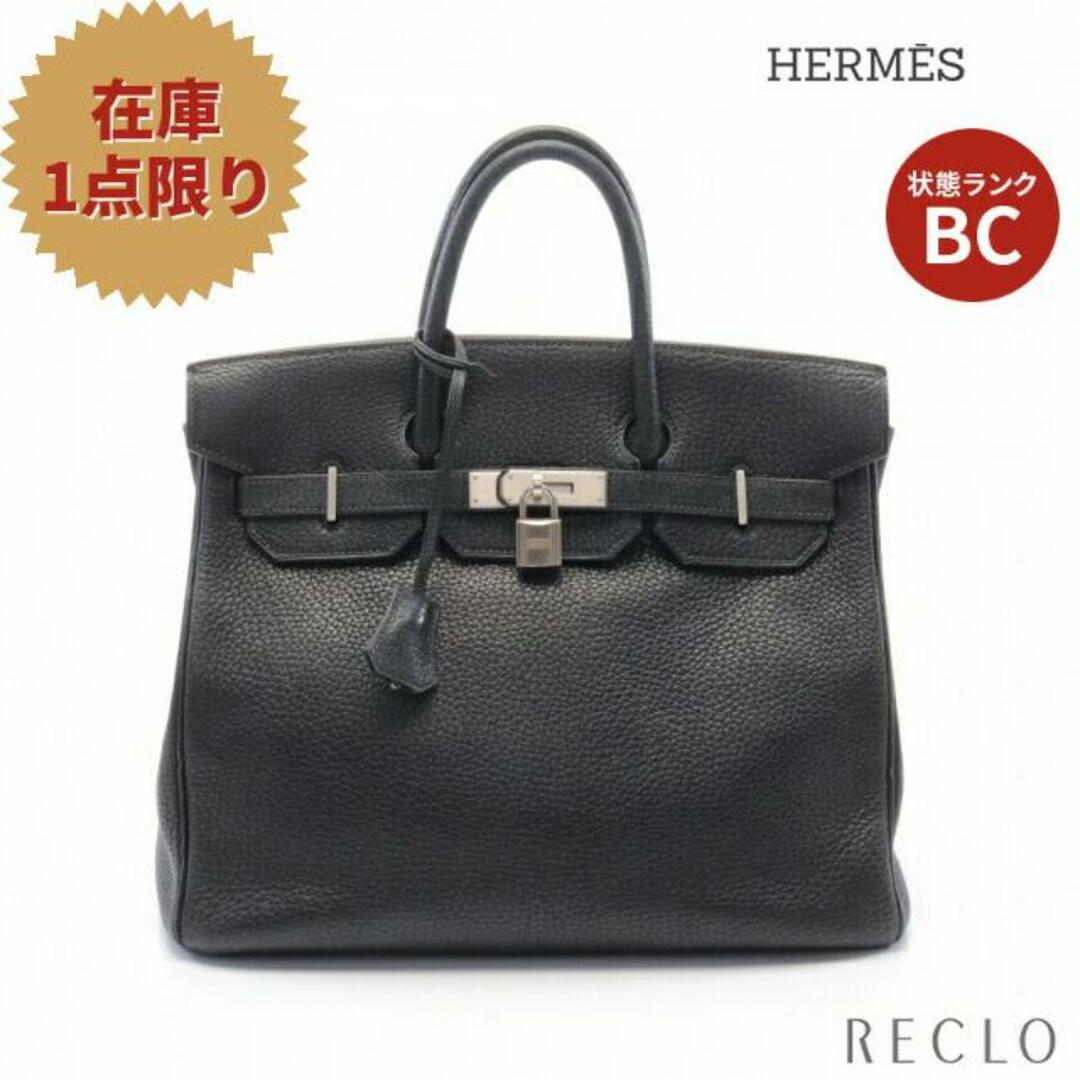 Hermes(エルメス)のオータクロア32 ハンドバッグ フィヨルド ブラック シルバー金具 □E刻印 レディースのバッグ(ハンドバッグ)の商品写真