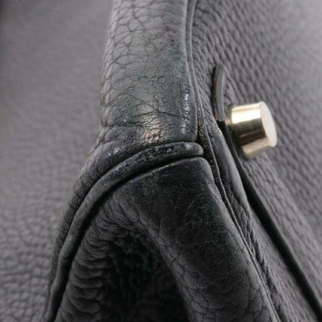 Hermes(エルメス)のオータクロア32 ハンドバッグ フィヨルド ブラック シルバー金具 □E刻印 レディースのバッグ(ハンドバッグ)の商品写真